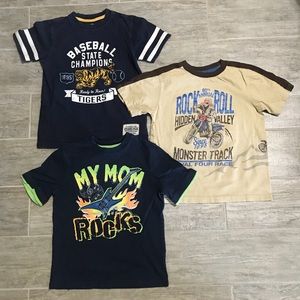 Boys T-shirt Bundle Shirt Top Kids 5 Oshkosh